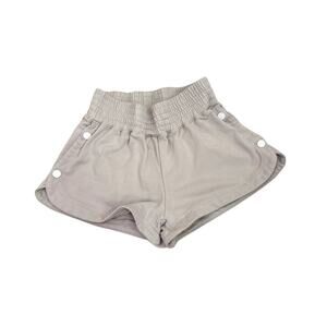 Adika Side Button Gray Cotton Shorts Size Women's Small